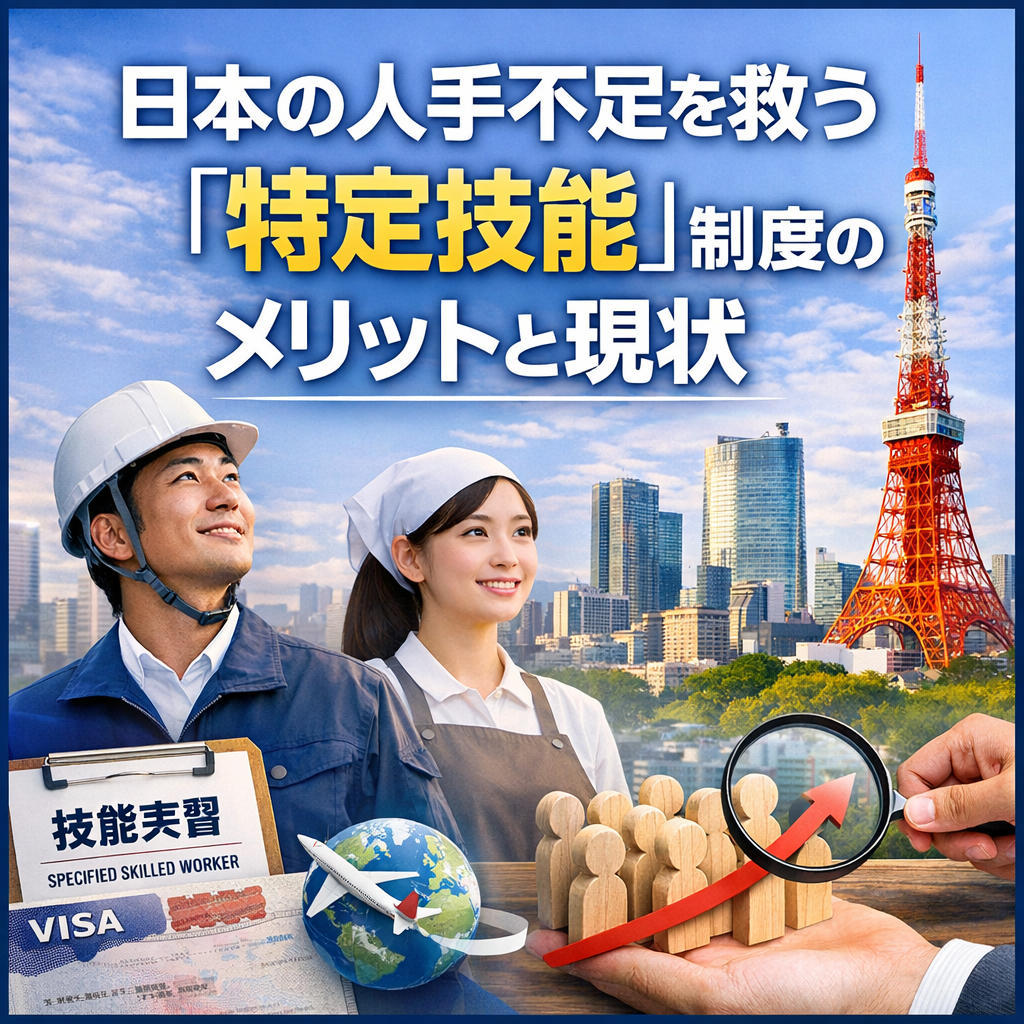 日本の人手不足を救う「特定技能」制度のメリットと現状