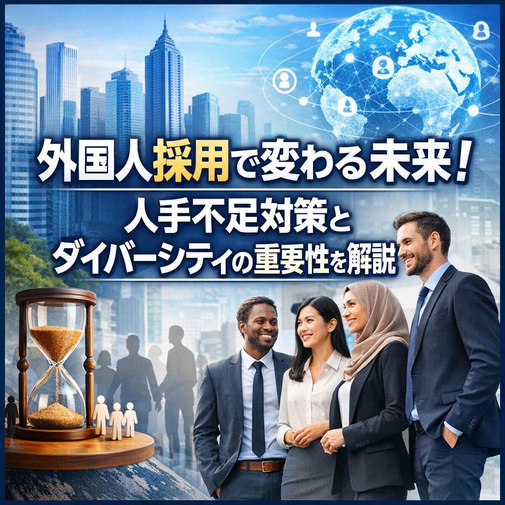 外国人採用で変わる未来！人手不足対策とダイバーシティの重要性を解説