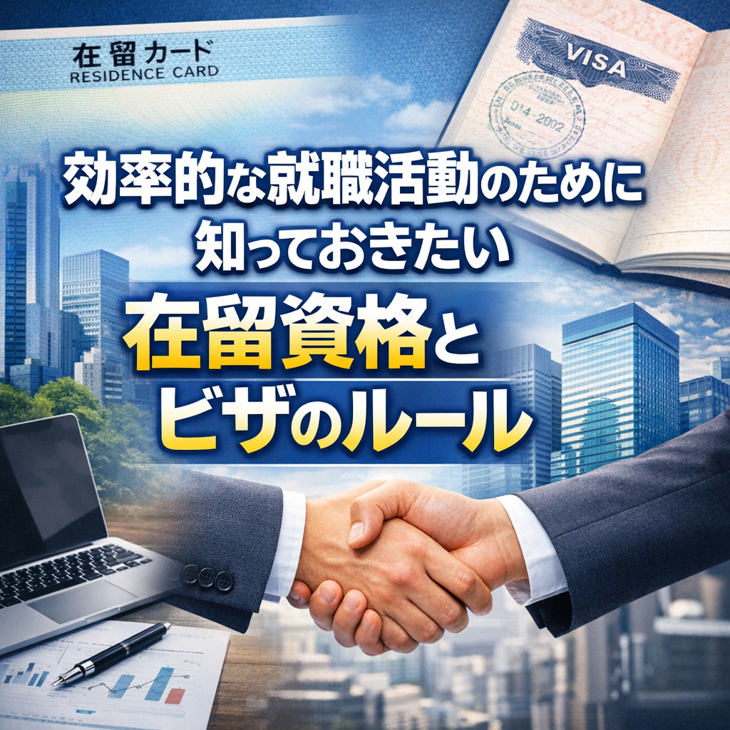 効率的な就職活動のために知っておきたい在留資格とビザのルール