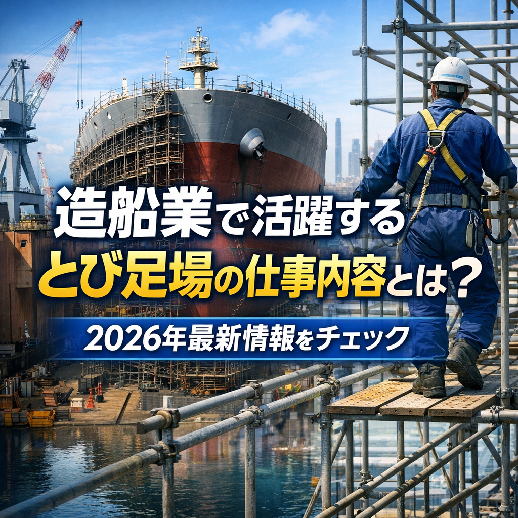造船業で活躍するとび足場の仕事内容とは？2026年最新情報をチェック